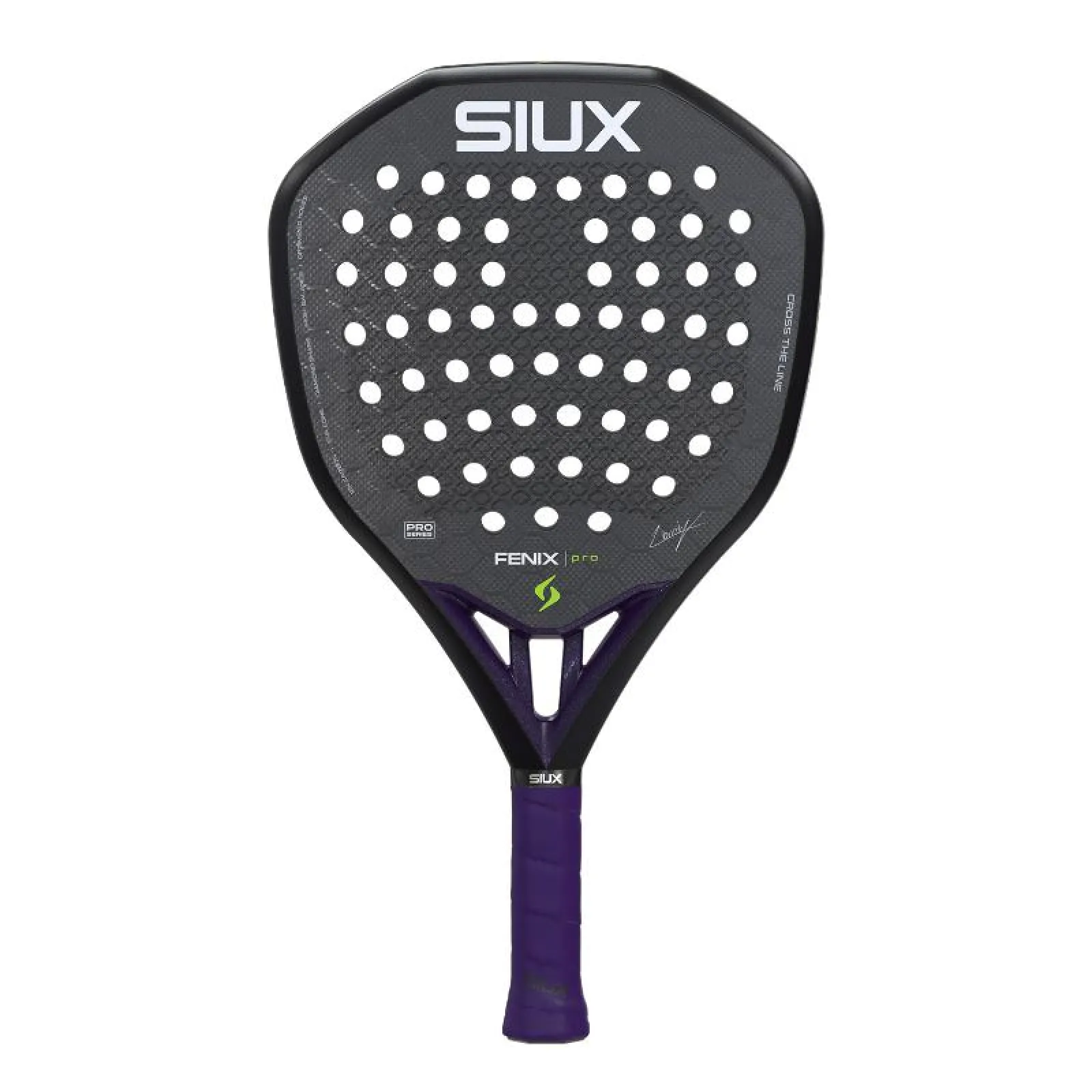Siux Leo Augsburger Fénix Pro 2026 Black padel racket