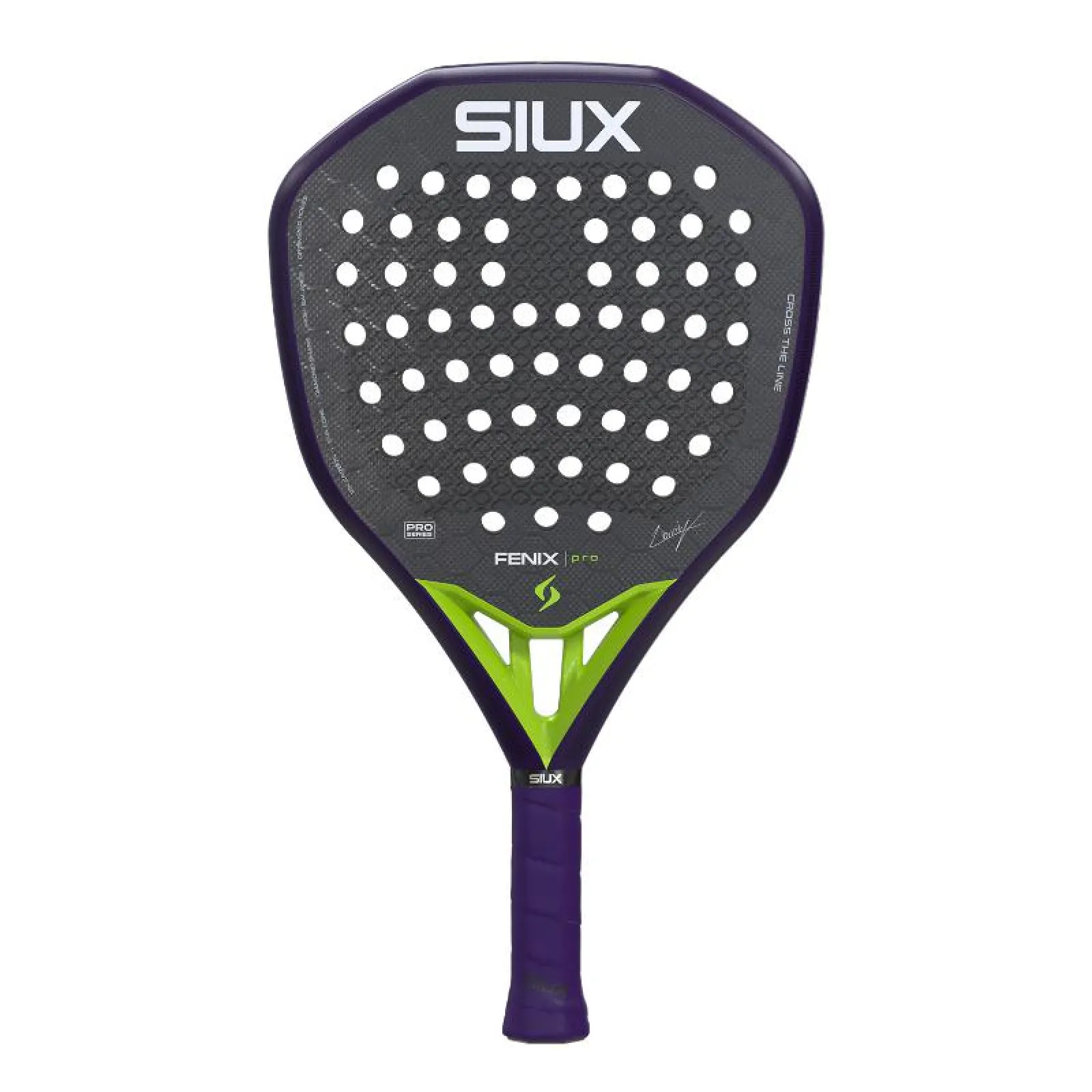 Siux Leo Augsburger Fénix Pro 2026 Purple padel racket