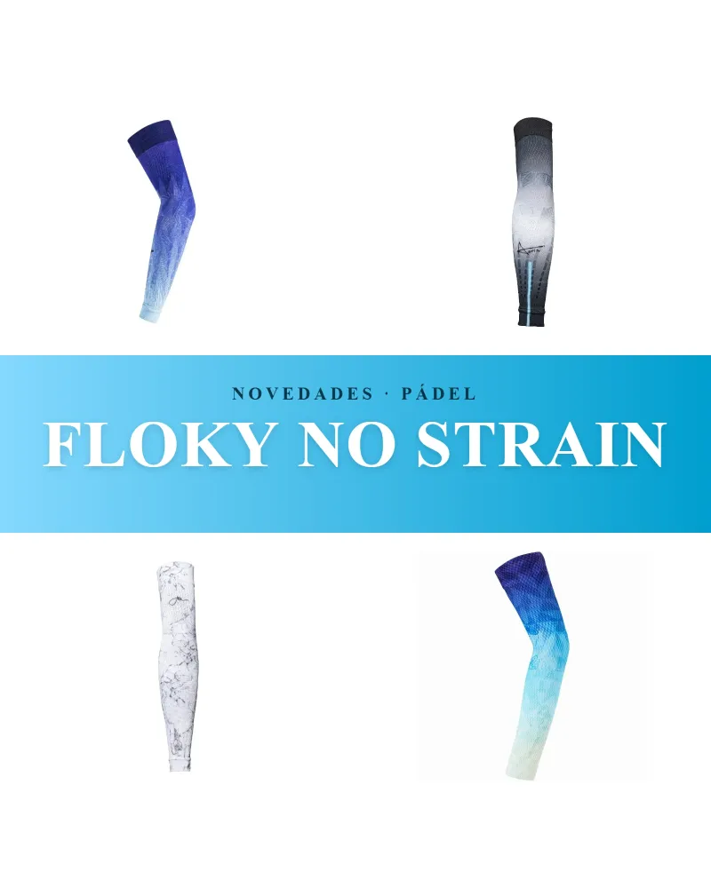 Mangas de padel Floky No Strain: protege o teu braço