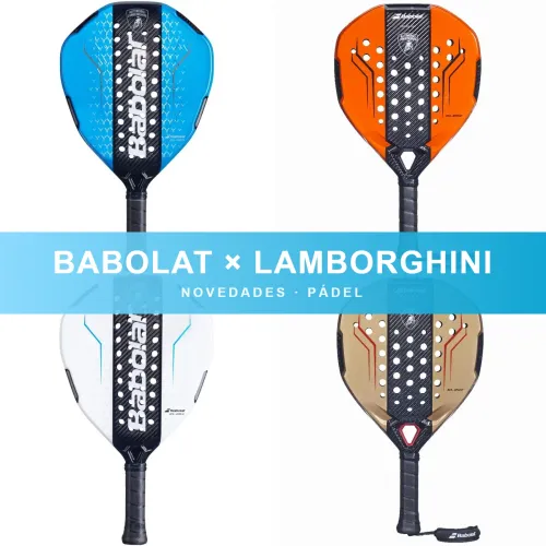 Pás Babolat Lamborghini 2026: potência de superdesportivo