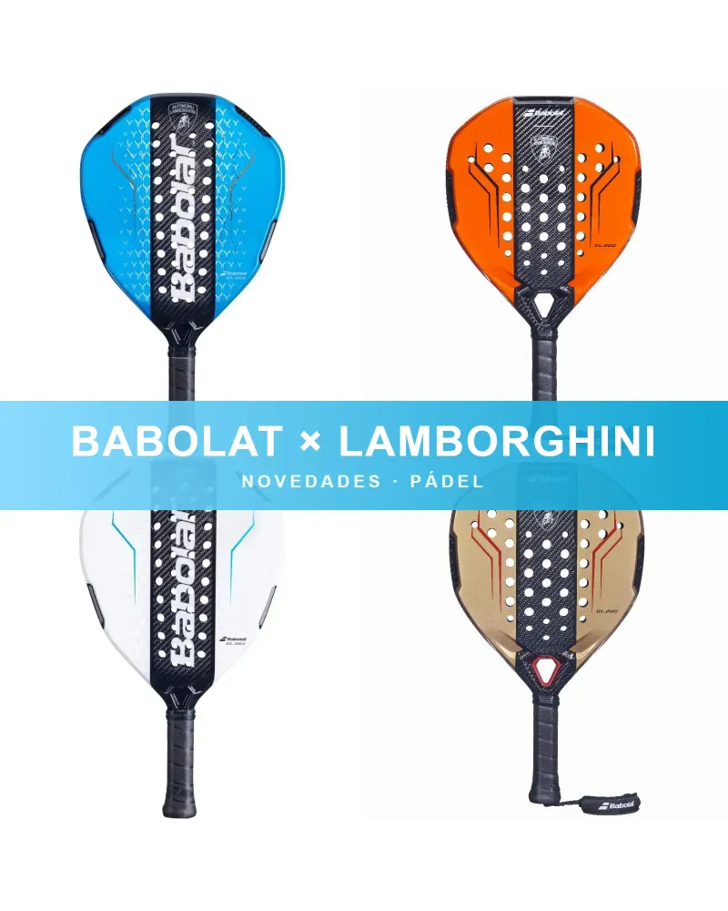 Pás Babolat Lamborghini 2026: potência de superdesportivo