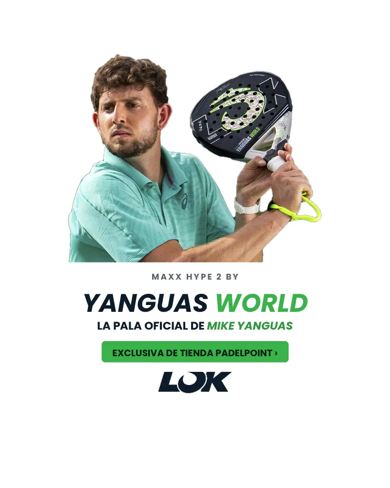 Mike Yanguas' LOK padel rackets: the new World Maxx Hype 2 LTD, exclusive, and the full range