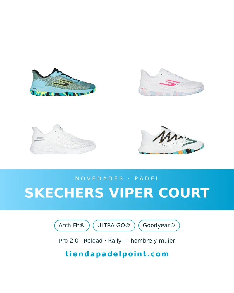 Skechers Viper Court 2026: o conforto que rende no court