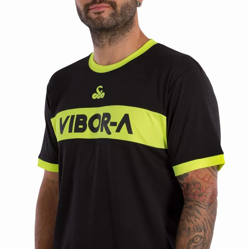 Camiseta Preta Amarela Vibora Poison