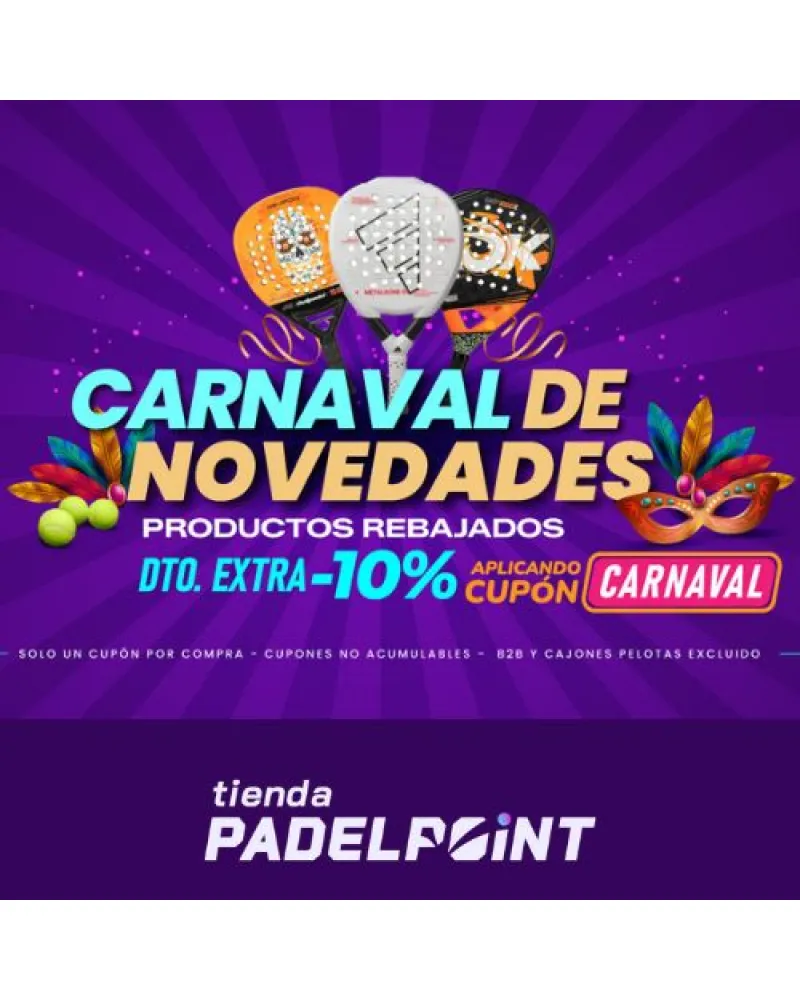 Carnaval de Novedades con Ofertas en Pádel