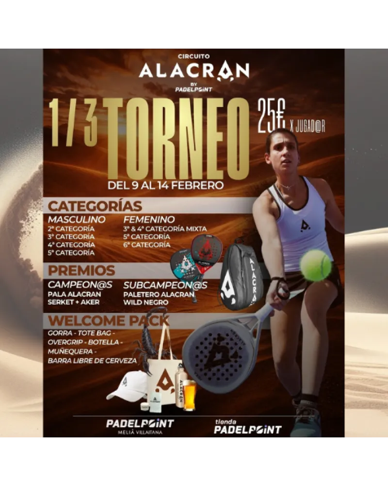 Circuito de Pádel Alacrán 2026