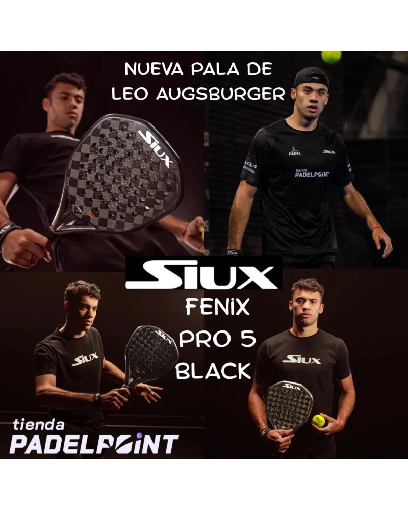 Nueva Pala de Pádel Siux Fenix Pro 5 Black