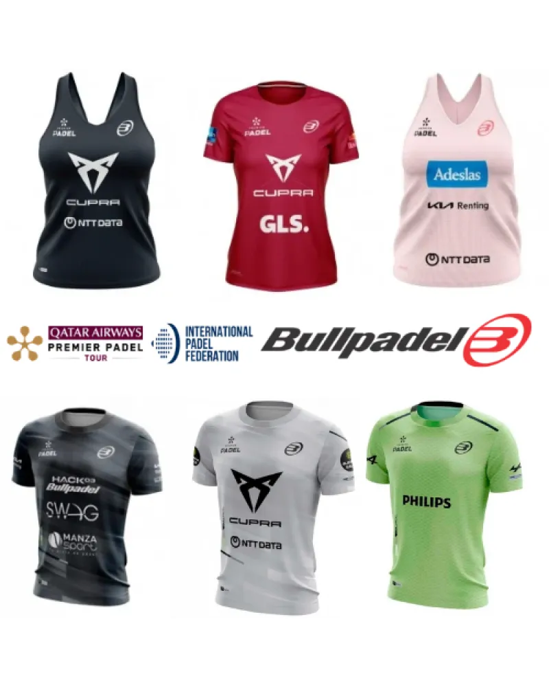 Camisetas oficiales Premier Padel