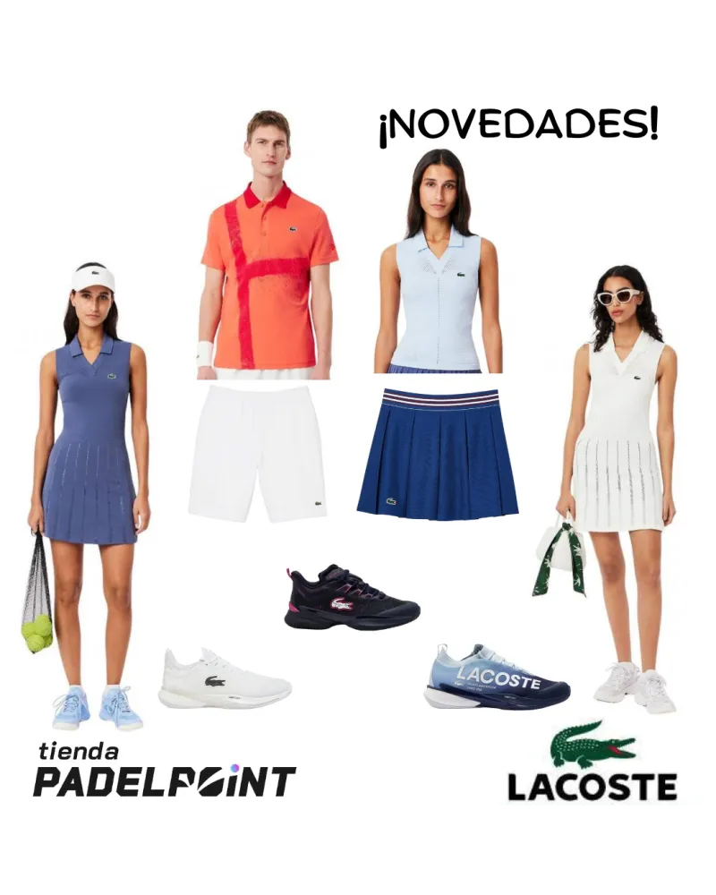 Lacoste en pádel: qué novedades trae