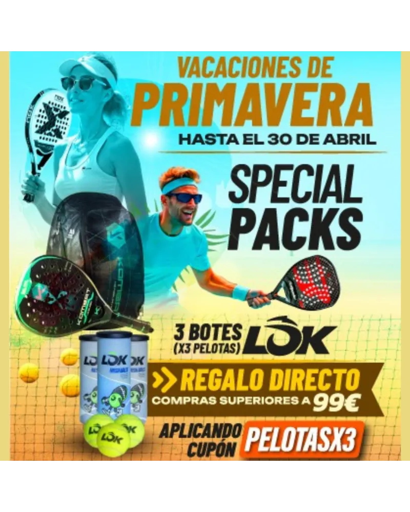 Especial Packs de Pádel Primavera