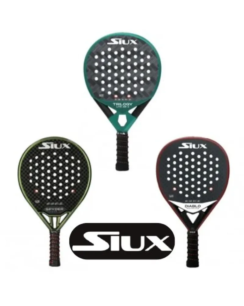 Siux: qué palas trae la marca y para quién es cada una