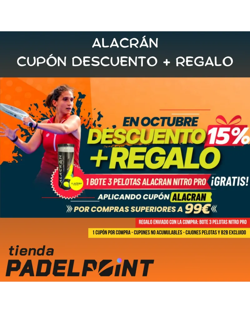 Promoción en Pádel Alacrán 2025