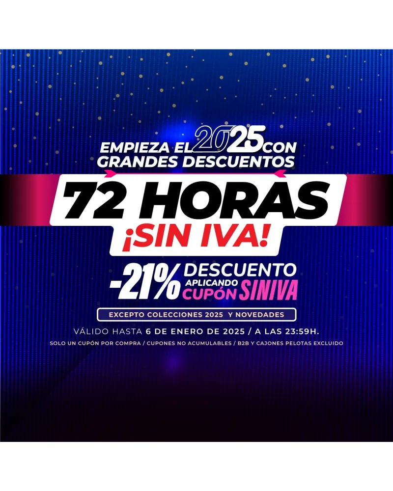 Promoción Sin IVA 72 horas