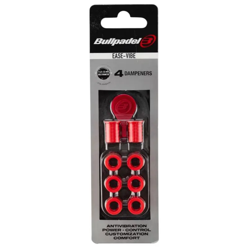 Antivibrador Bullpadel Ease Vibe Rojo