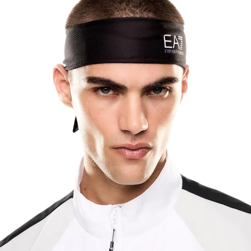 Bandana Armani EA7 Tennis Pro Negro Blanco