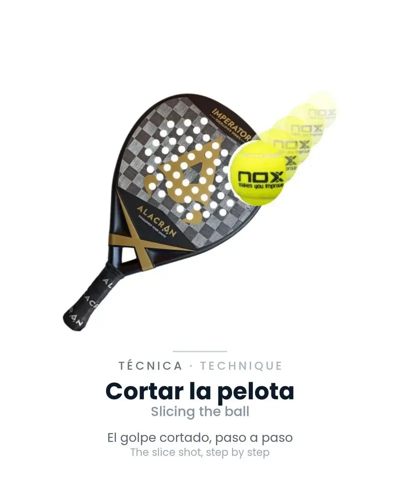 ¿Cómo cortar la pelota en pádel paso a paso?