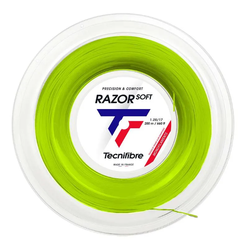 Bobina de Lixo Cordaje 200m Tecnifibre Razor Soft 1,25mm
