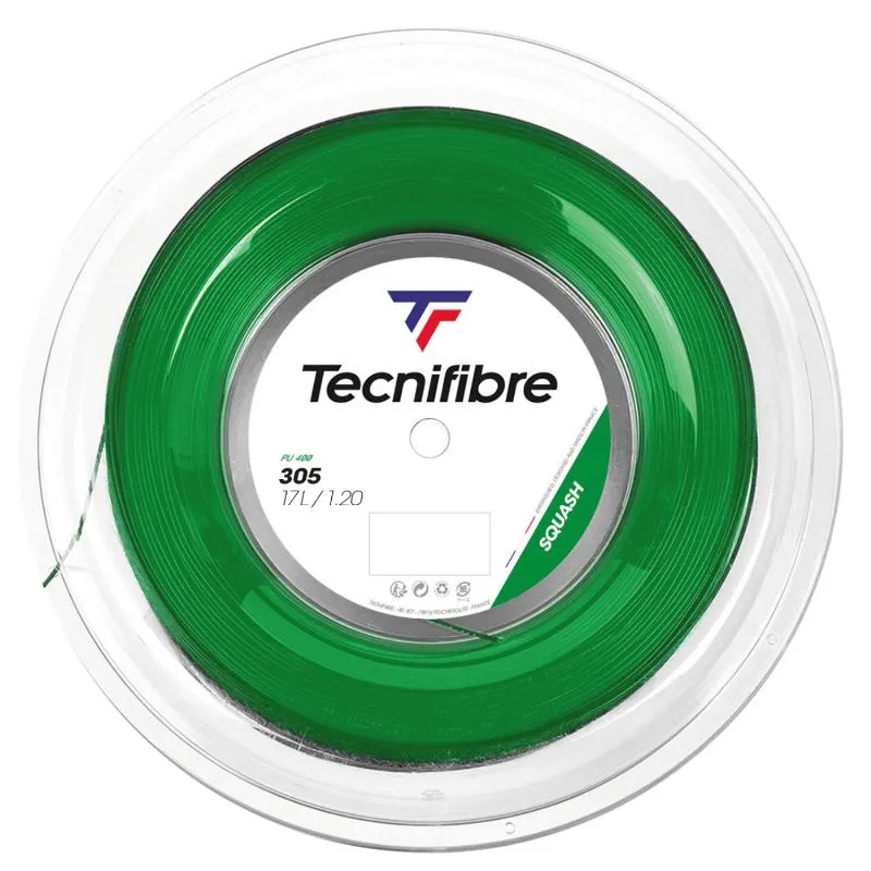 Bobina Cordaje Squash 200m Tecnifibre 305 1,20mm Verde