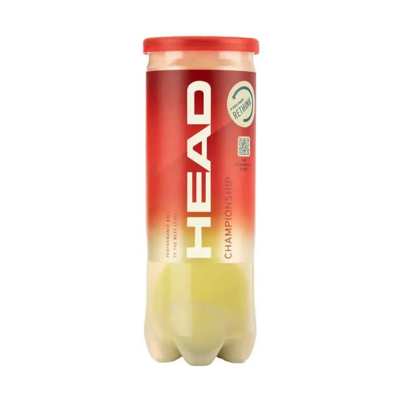 Bote de 3 Pelotas Head Championship Tenis
