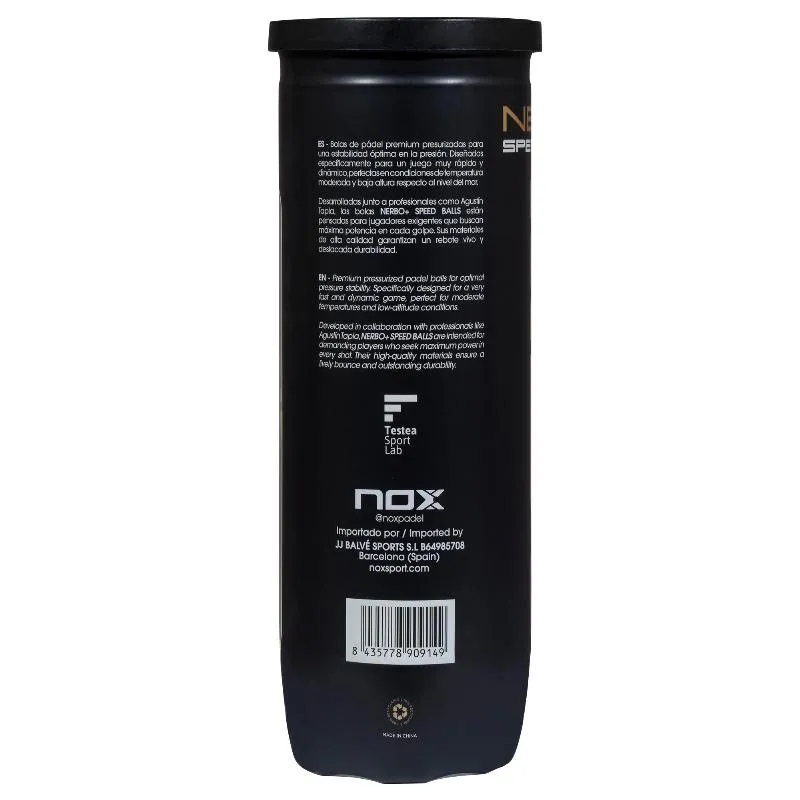 Bote de 3 Pelotas Nox Nerbo Plus Speed