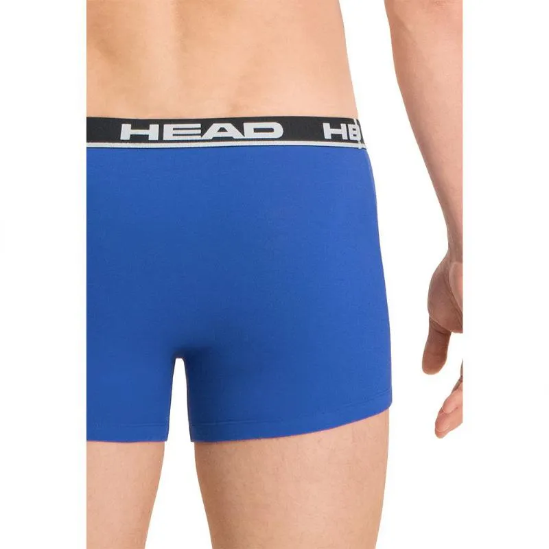 Cabeça Boxers Básica Azul Preto 2 Unidades