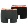 Cabeça Boxers Básica Cinza Vermelho 2 Unidades