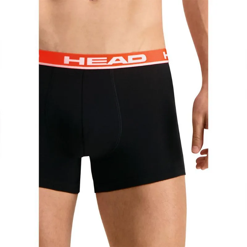 Cabeça Boxers Básica Cinza Vermelho 2 Unidades