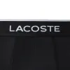 Lacoste Microfiber Black Boxers 3 Unidades