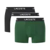 Lacoste Microfiber Green White Black Boxers 3 Units