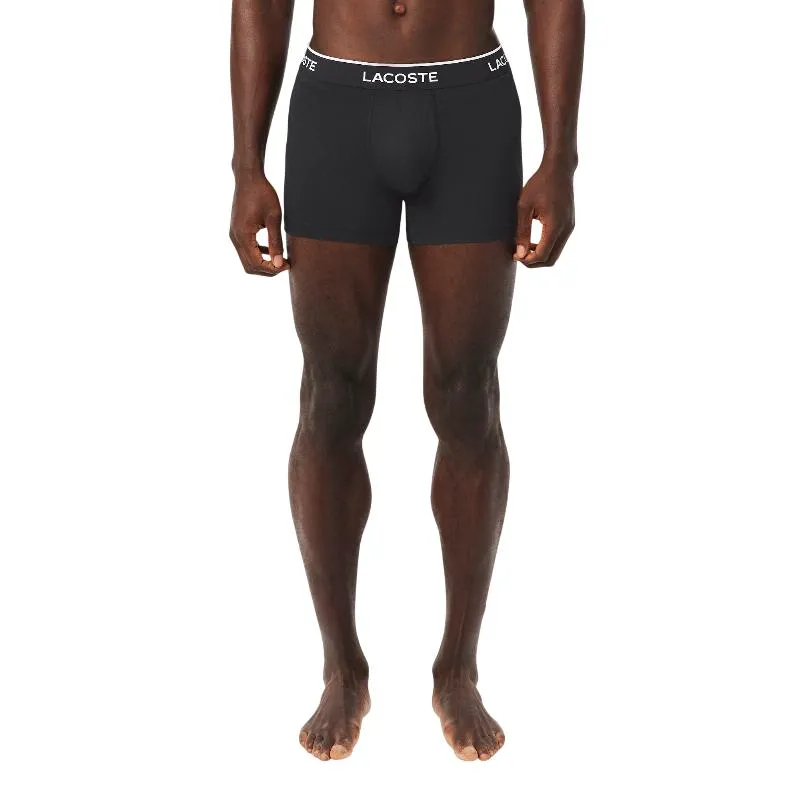 Lacoste Microfiber Green White Black Boxers 3 Units