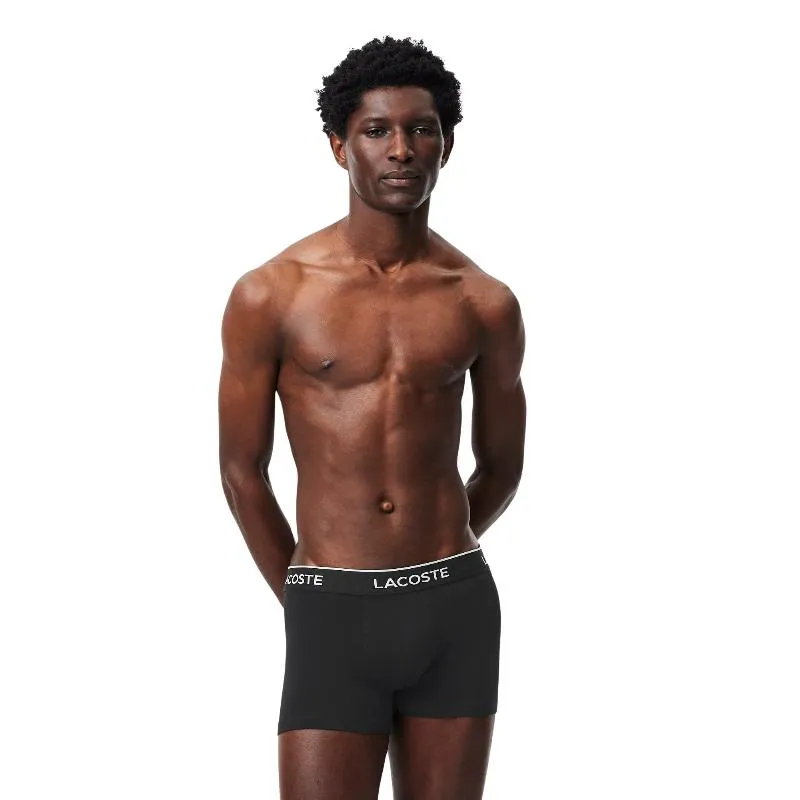 Boxers Lacoste Preto 3 Unidades