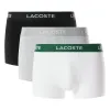 Boxers Lacoste Preto Branco Cinza Vigore 3 Unidades