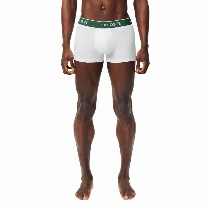 Boxers Lacoste Preto Branco Cinza Vigore 3 Unidades