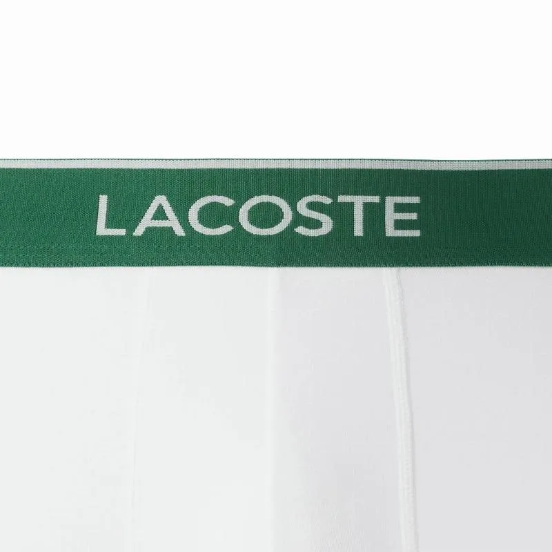 Boxers Lacoste Preto Branco Cinza Vigore 3 Unidades