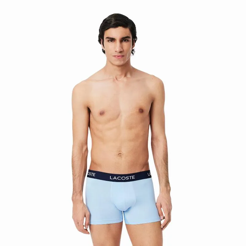 Boxers Lacoste Piqué Azul Marinho 3 Unidades