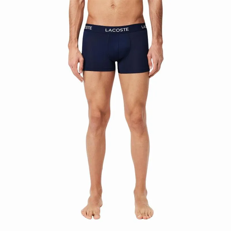 Boxers Lacoste Piqué Azul Marinho 3 Unidades