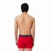 Cuecas Lacoste Pique Azul Marinho Branco Vermelho 3 Unidades