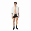 Boxers Lacoste Piqué Preto 3 Unidades
