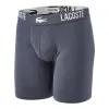 Boxers Lacoste Poliamida Branco Cinza Preto 3 unidades