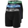 Boxers Lacoste Poliamida Negro 3 Unidades
