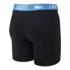 Boxers Lacoste Poliamida Negro 3 Unidades