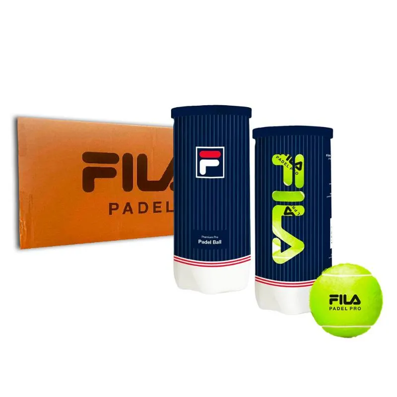 Cajon 72 Pelotas - 24 Botes de 3 uds - Fila Padel Premium Pro