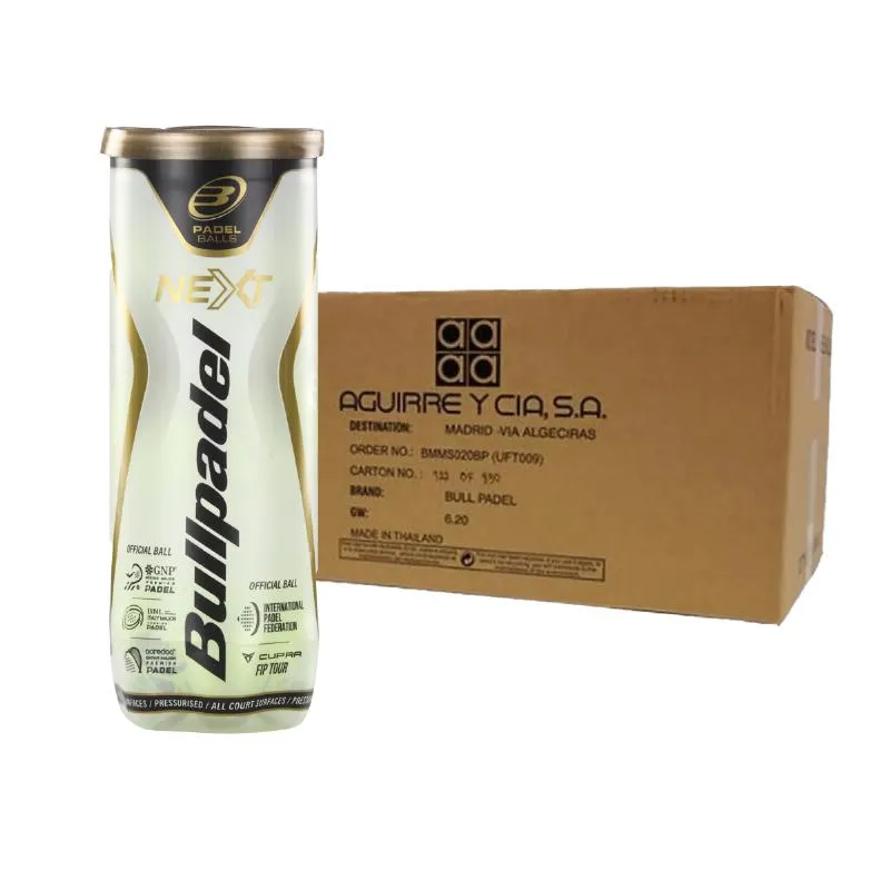 Cajon 72 Pelotas - 24 Boats of 3 pcs - Bullpadel FIP Next