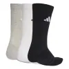 Calcetines Adidas Essentials Crew Gris Blanco 3 Pares