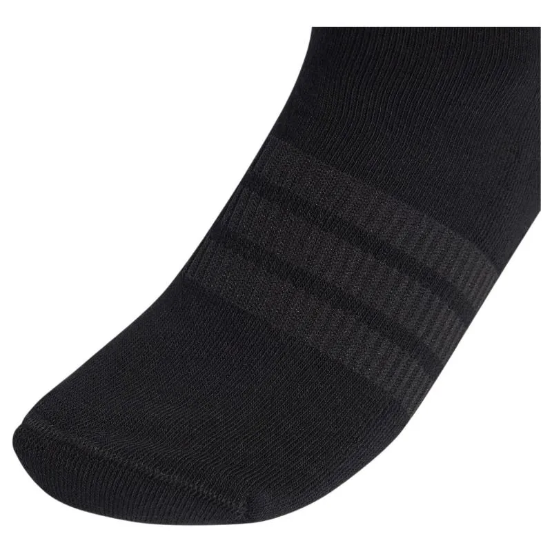 Calcetines Adidas Essentials Crew Gris Blanco 3 Pares