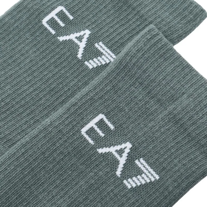 Calcetines Armani EA7 Tennis Pro Verde 1 Par