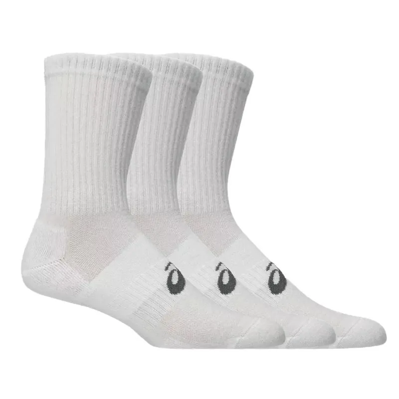 Calcetines Asics Crew Blanco Brillante 3 Pares