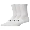Calcetines Asics Crew Blanco Brillante 3 Pares