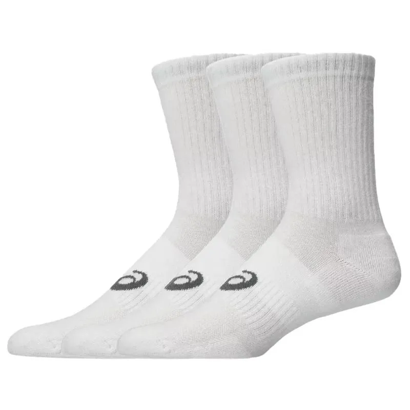 Calcetines Asics Crew Blanco Brillante 3 Pares