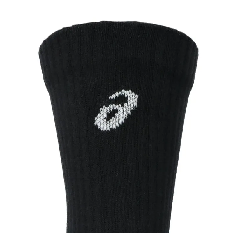 Asics Crew Socken Weiß, Schwarz, Grau, 3 Paare